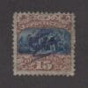 Scott# 119 TYPE II "PICTORIAL" WITH PURPLE PEN CANCEL *TINY TEAR*
