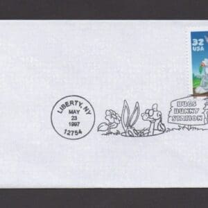 Scott# 3137 "BUGS BUNNY - LOONEY TUNES" DIGITAL CANCEL FDC