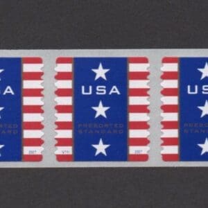 Scott# 4157 "PATRIOTIC BANNER" MNH ROUND CORNERS PNC (5) P# V111