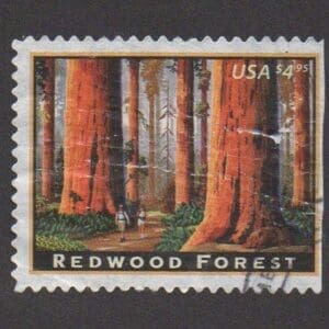 Scott# 4378 "REDWOOD FOREST"  USED PRIORITY MAIL, NICELY CENTERED