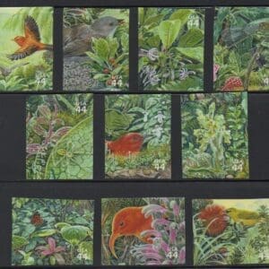 Scott# 4474 "HAWAIIAN RAIN FOREST" #12 S/A SINGLES SET (10) MNH