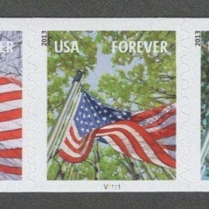 Scott# 4766-69 "FLAG for all SEASONS" MNH AVR PNC (5) PLATE # V1111