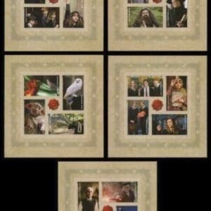 Scott# 4825-4844 "HARRY POTTER" COMPLETE (5) PANE SET (20) MNH