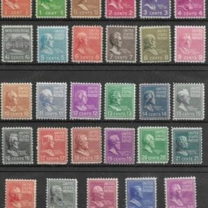 Scott# 803-834 "PRESIDENTIALS" FULL SET (32) MNH, NICELY CENTERED