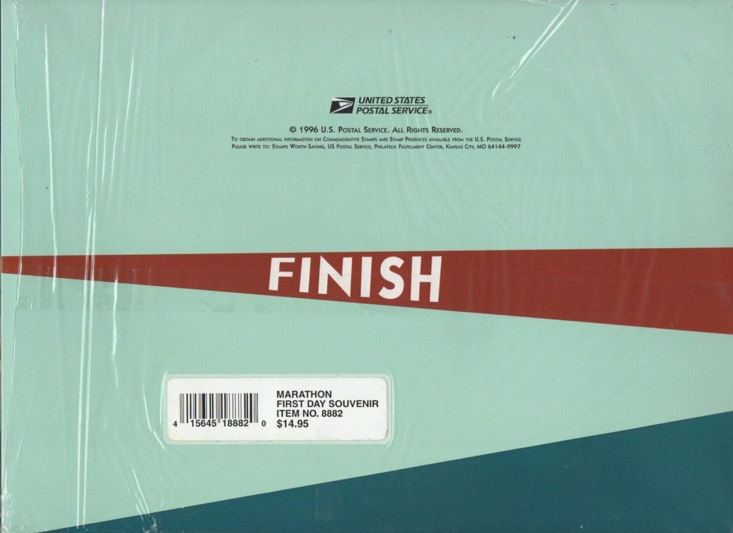 Scott# 3067 "MARATHON RUNNER" FULL SHEET FDC PRESENTATION FOLDER - Image 3