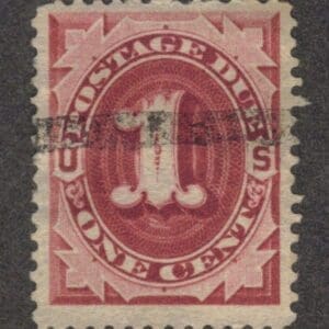 Scott# J15 "POSTAGE DUE" USED, NICELY CENTERED