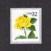 Scott# 3049 YELLOW ROSE S/A BOOKLET SINGLE, MNH, NICELY CENTERED