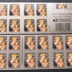 Scott# 5143 "MADONNA & CHILD-FLORENTINE" S/A INTACT BOOKLET (20)