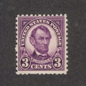 Scott# 635 "LINCOLN" ROTARY PRESS SINGLE, MINT, NICELY CENTERED