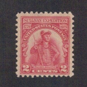Scott# 657 "SULLIVAN EXPEDITION" SINGLE, MINT, NICELY CENTERED