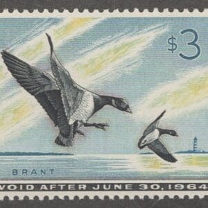 Scott# RW30 "DUCK STAMP" 1963 "BRANT DUCKS" MNH, NICELY CENTERED