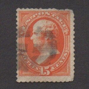 Scott# 163 "WEBSTER" USED WITH CORK CANCEL, SEE SCAN