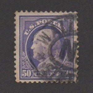 Scott# 422 "FRANKLIN" USED, N.Y. DOUBLE OVAL, VERY WELL CENTERED