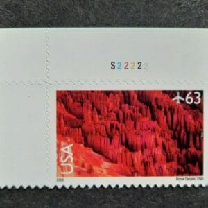 Scott# C139 "BRYCE CANYON NATIONAL PARK" S/A PLATE # SINGLE, MNH