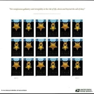 Alternative view of Scott# 4822a-4823a "MEDALS OF HONOR" S/A 2014 FOLIO (20) MNH