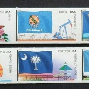 Scott# 4313-22 "FLAGS OF OUR NATION" PNC(11) INTACT STRIP P#S11111111 MNH