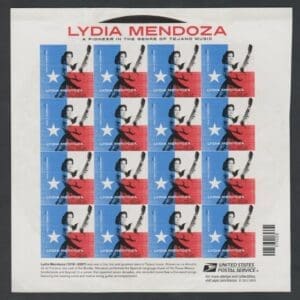 Scott# 4786 "LYDIA MENDOZA-MUSIC ICON SINGER" S/A SHEET (16) MNH