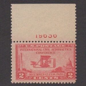 Scott# 649 "CIVIL AERONAUTICS" PLATE # SINGLE, MNH
