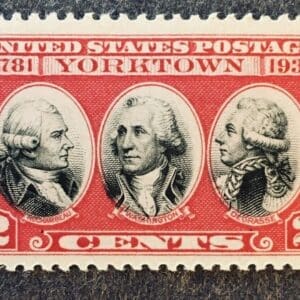 Scott# 703 "SURRENDER of CORNWALLIS at YORKTOWN" SINGLE, MNH