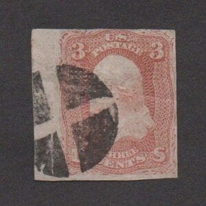 Scott# 94 "WASHINGTON" F GRILL, WITH NEGATIVE CROSSROADS CANCEL