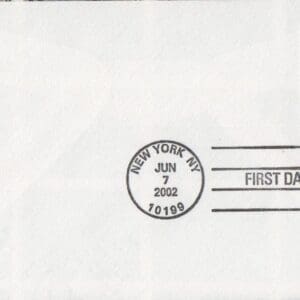 Alternative view of Scott# B2 "FIREFIGHTERS 9/11 TRIBUTE" SEMI-POSTAL SHEET & FDC SET