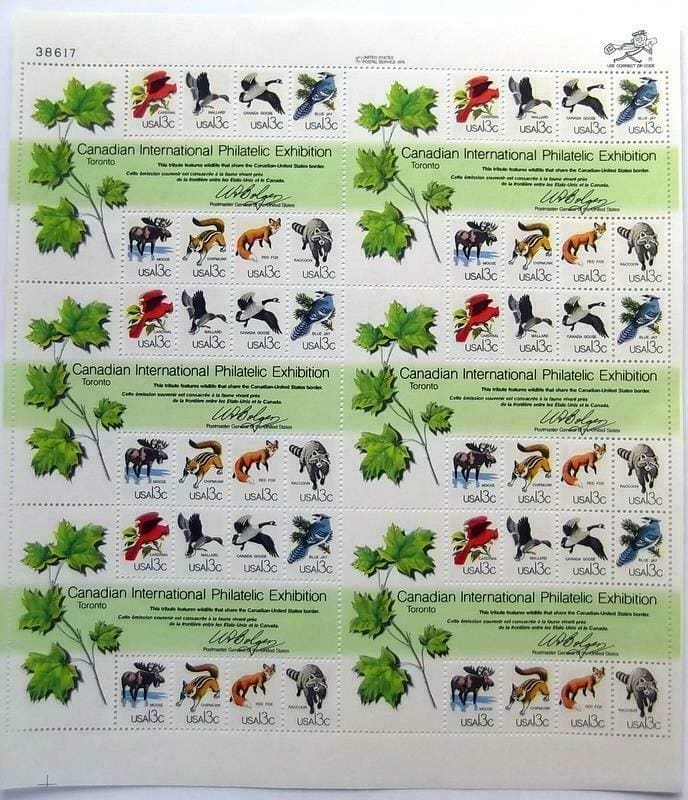 Scott# 1757 "CAPEX" SOUVENIR SHEET PANE (48) MNH * SPECIAL NOTE *