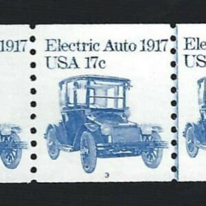 Scott# 1906 "ELECTRIC CAR" MNH PNC3, PLATE #3, NICELY CENTERED