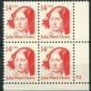 Scott# 2176 "J. W. HOWE - ABOLITIONIST" PLATE BLOCK (4) MNH