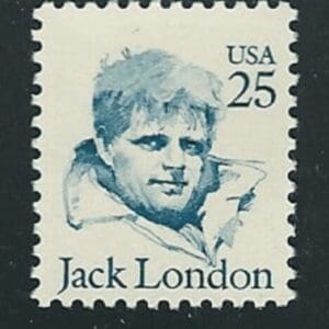 Scott# 2182 "JACK LONDON - AUTHOR" MNH SINGLE, NICELY CENTERED