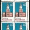Scott# 2337 "PENNSYLVANIA STATEHOOD" PLATE BLOCK (4) MINT