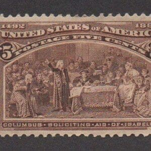 Scott# 234 "COLUMBIAN" MINT, VERY NICELY CENTERED * SEE DETAILS *