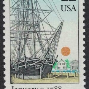 Scott# 2340 "CONNECTICUT BICENTENARY" MNH SINGLE, NICELY CENTERED