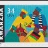 Scott# 3548 "KWANZAA" S/A SINGLE, MNH, NICELY CENTERED
