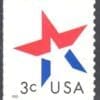 Scott# 3613 "STAR MAKE-UP RATE" MNH, SINGLE, NICELY CENTERED