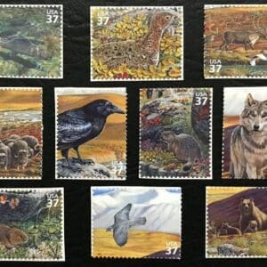 Scott# 3802 "ARCTIC TUNDRA" #8 SINGLES SET (10) MNH
