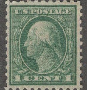 Scott# 462 "WASHINGTON" MINT NO GUM, VERY NICELY CENTERED