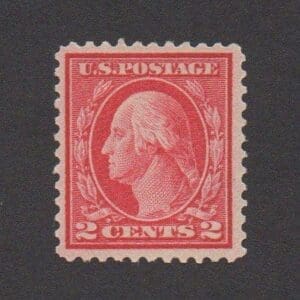 Scott# 499 "WASHINGTON" FLAT PLATE TYPE I, MINT, NICELY CENTERED