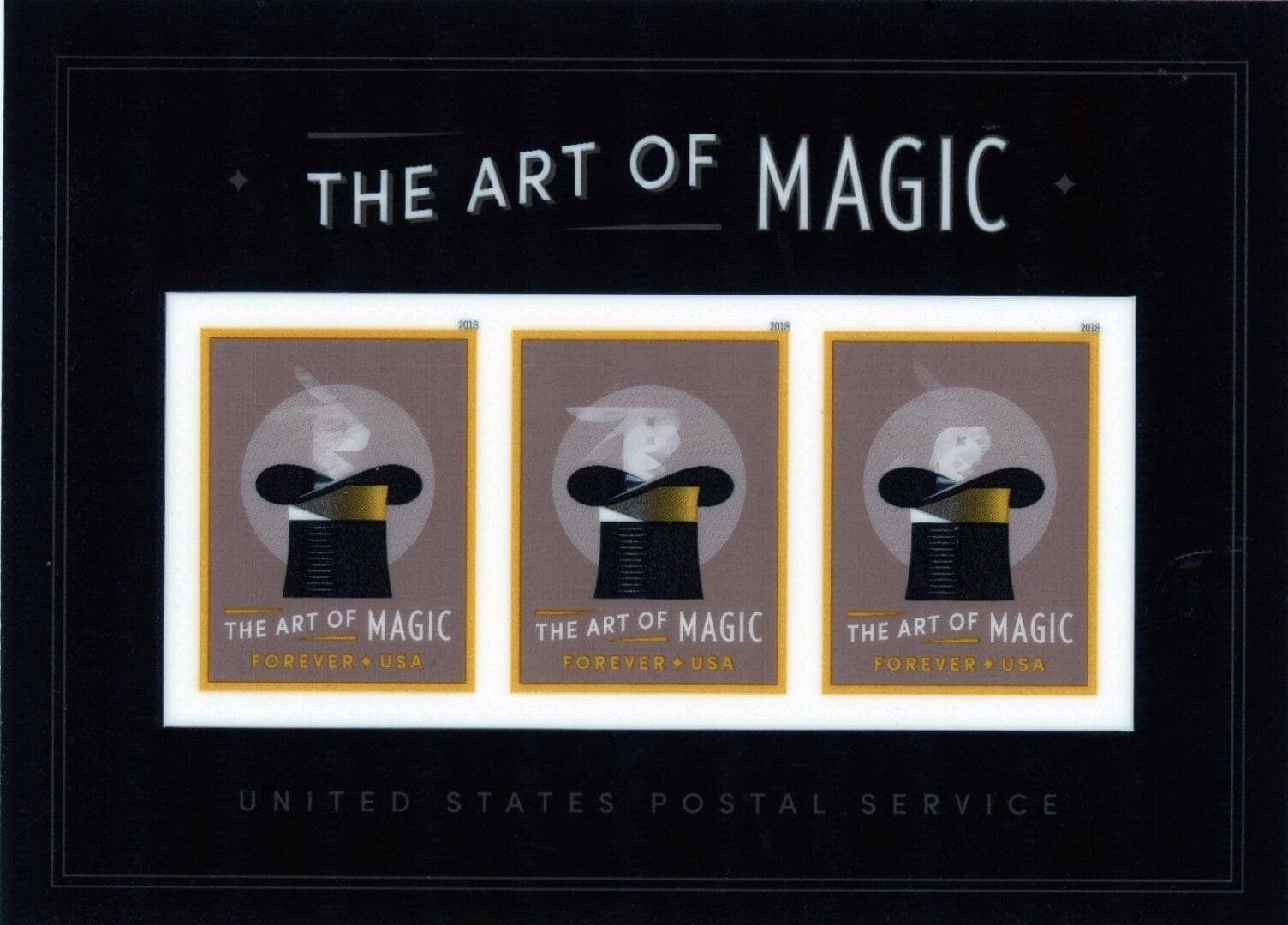 Scott# 5306a ART of MAGIC SOUVENIR SHEET WITH LENTICULAR PRINTING