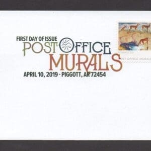 Scott# 5373 "POST OFFICE MURALS-ANTELOPE" DIGITAL FIRST DAY COVER