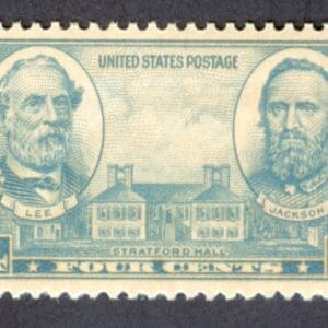 Scott# 788 "ARMY-LEE & JACKSON" MNH SINGLE, NICELY CENTERED