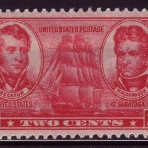 Scott# 791 "NAVY ISSUE: DECATUR & MacDONOUGH" SINGLE, MNH