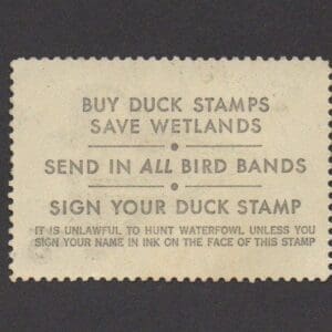 Scott# RW45 "DUCK STAMP - HOODED MERGANSER" MNH, NICELY CENTERED - Image 2