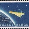 Scott# 1193 "PROJECT MERCURY" MNH SINGLE, NICELY CENTERED