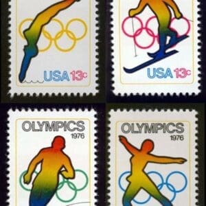 Scott# 1695-98 SUMMER & WINTER OLYMPIC GAMES SINGLES SET (4) MNH