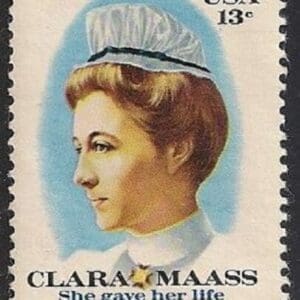 Scott# 1699 "CLARA MAASS - BIRTH CENTENARY" MNH, NICELY CENTERED