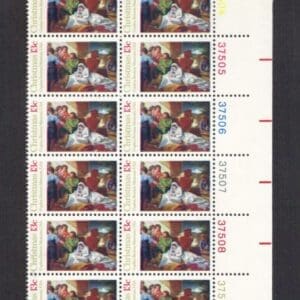 Scott# 1701 "CHRISTMAS-NATIVITY-J S COPELY" PLATE BLOCK (12) MNH