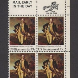 Scott# 1704 "BICENTENNIAL" MR ZIP & MAIL EARLY BLOCK (4) MNH