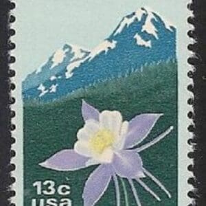 Scott# 1711 "COLORADO STATEHOOD-ROCKY MT'S." MNH, NICELY CENTERED
