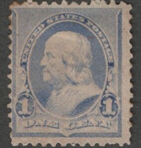 Scott # 219 "FRANKLIN" MINT AMERICAN BANK NOTE * SEE DETAILS *