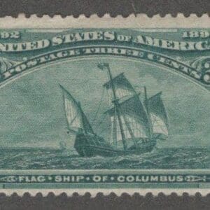 Scott # 232 "COLUMBIAN - FLAGSHIP of COLUMBUS" MINT